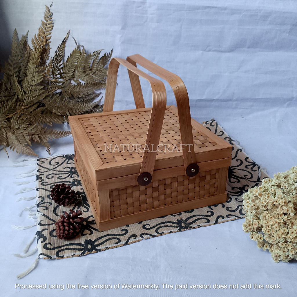 ( R25 ) (B101) R wadah hampers box Exclusive 25cm x 25cm.Wadah Hantaran.Wadah Seserahan.Catering.Kot