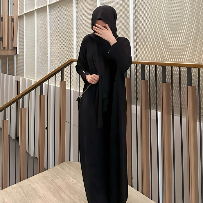 GONEGANI OFFICIAL - Dress Bahan Rajut Batwing Dress