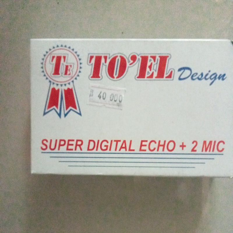 TO'EL super digital Echo + 2 mic