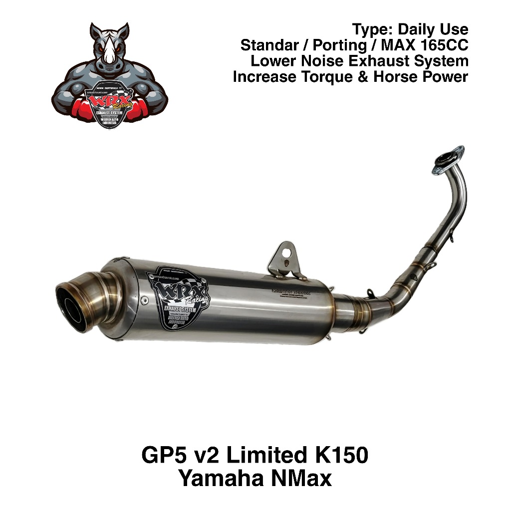 Knalpot WRX GP5 v2 Limited K150 NMax