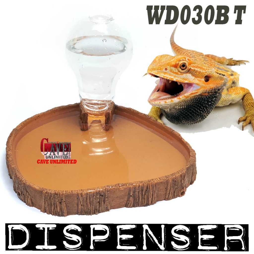 WD030B WATER DISH DISPENSER OTOMATIS TEMPAT AIR MINUM  MINUMAN REPTILE TORTOISE SULCATA PARDALIS SAL