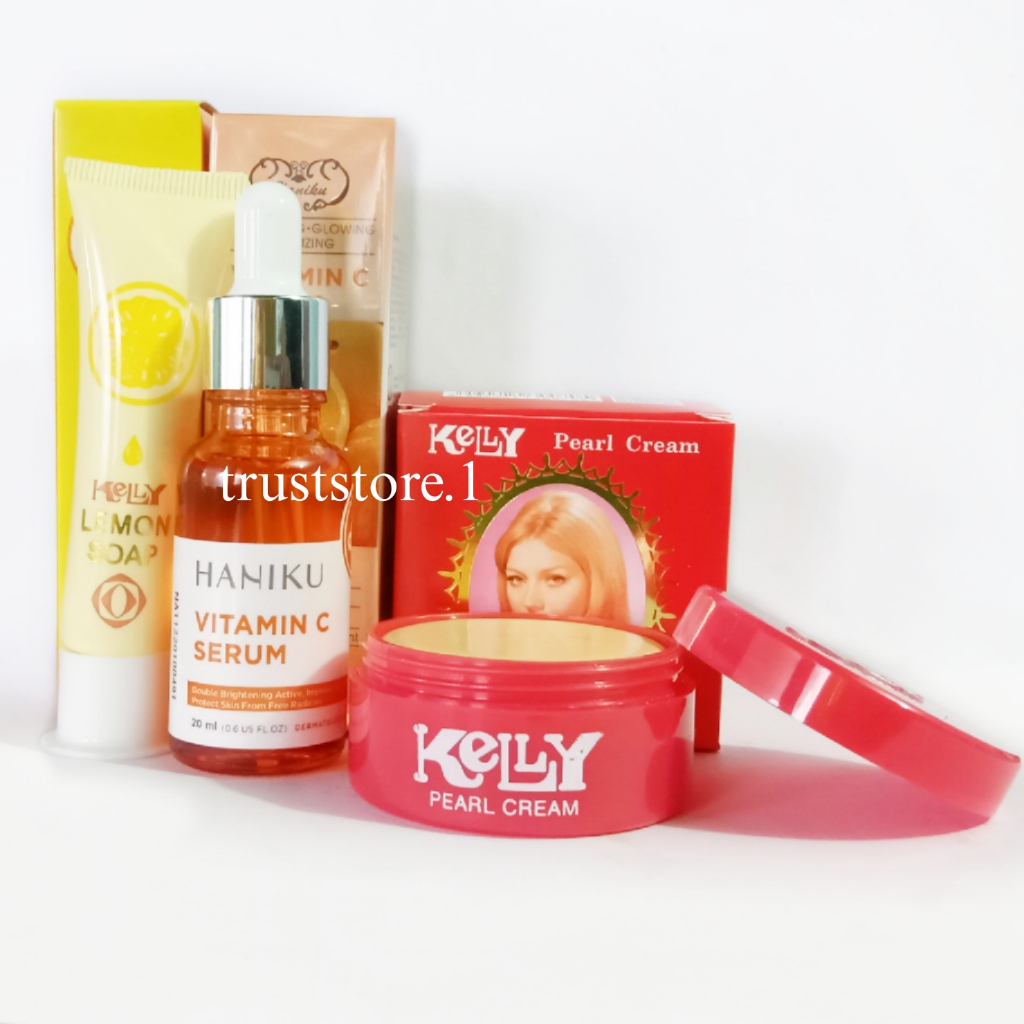 Paket Cream Kelly 15g + Lemon Soap 15g + Serum Vitamin C