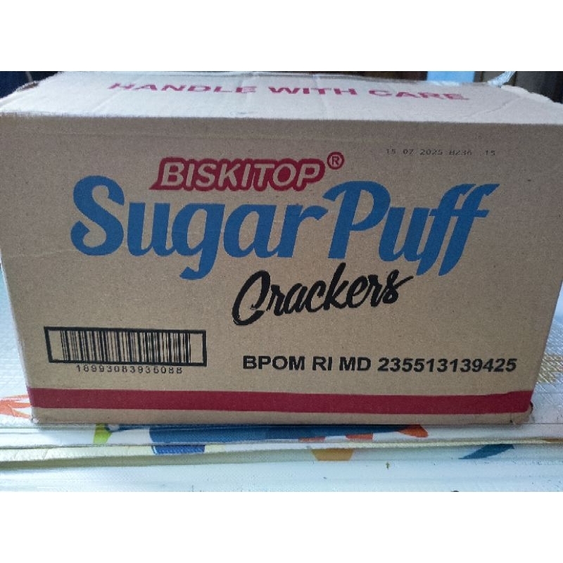 

biskitop sugar puff 280 g 1 karton isi 12