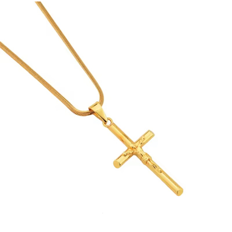 kalung salib titanium / kalung salib pria / kalung salib wanita