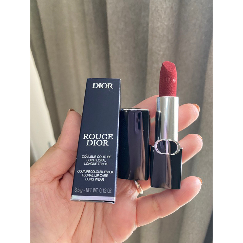 NEW Dior Rouge Floral lip care long wear lipstick velvet