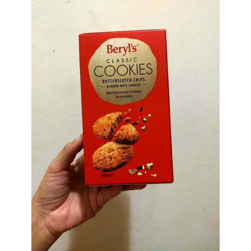 

Cookies beryls [READYSTOCK 10/25] INSTAN SAMEDAY JABODETABEK | Beryl's Butterscotch Chips Almond Cookies (100g), Beryl's Waffle Cookies Coated With Gianduja Milk Chocolate (80g)Beryl's Butter Cookies (70g), Beryl's Coconut Rolls Original (75g), Malaysia