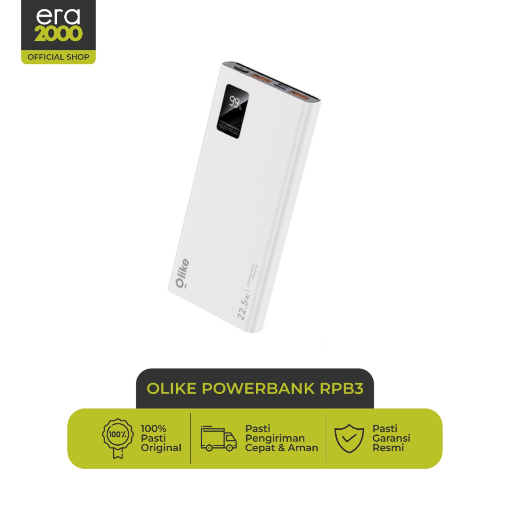 Era 2000-Promo Ramadhan Olike Powerbank RPB3 Garansi Resmi Olike Infonesia