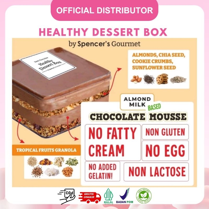 

Dessert Sehat Rendah Kalori Dessert Box Spencer's (500 gram)