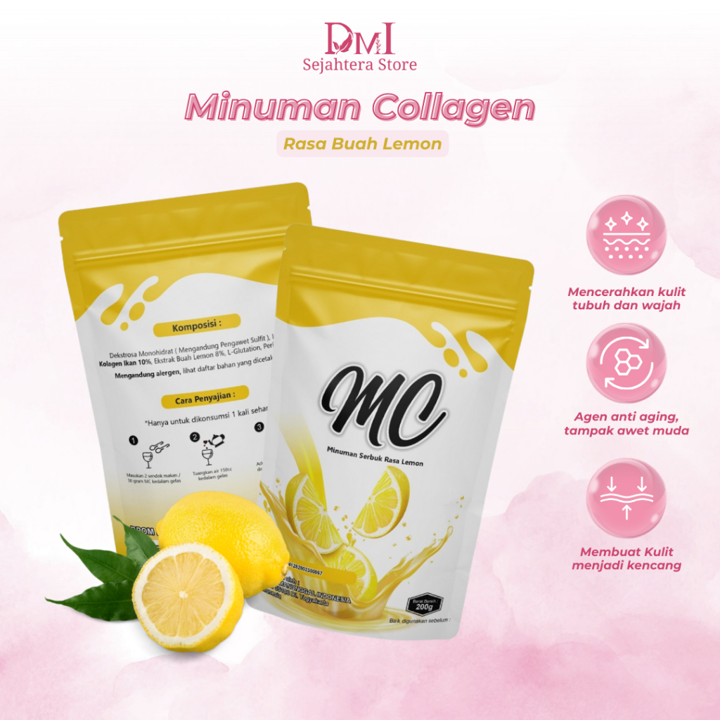Collagen Drink Pemutih Badan BPOM Minuman Colagent Pemutih Kulit Promo Kolagen Serbuk Pemutih