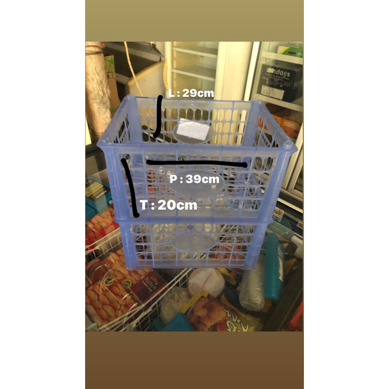 Keranjang Buah (Tanpa Tutup Bekas)