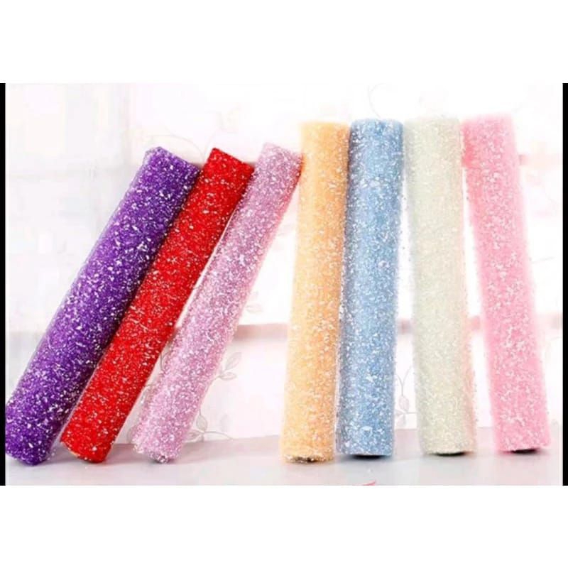 

Jala Jaring buket Kain Tile Salju Per 50 cm Snowy Flower Wrapping