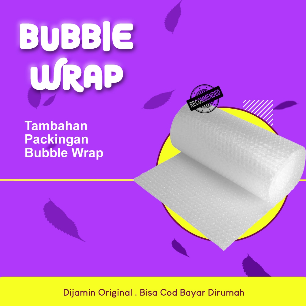 

Packingan Tambahan Bubble Wrap / Plastik Gelembung