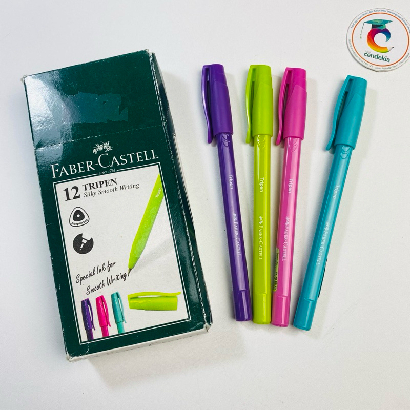 

Pulpen FABER CASTELL Tripen Hitam 0.5mm - 1 pcs