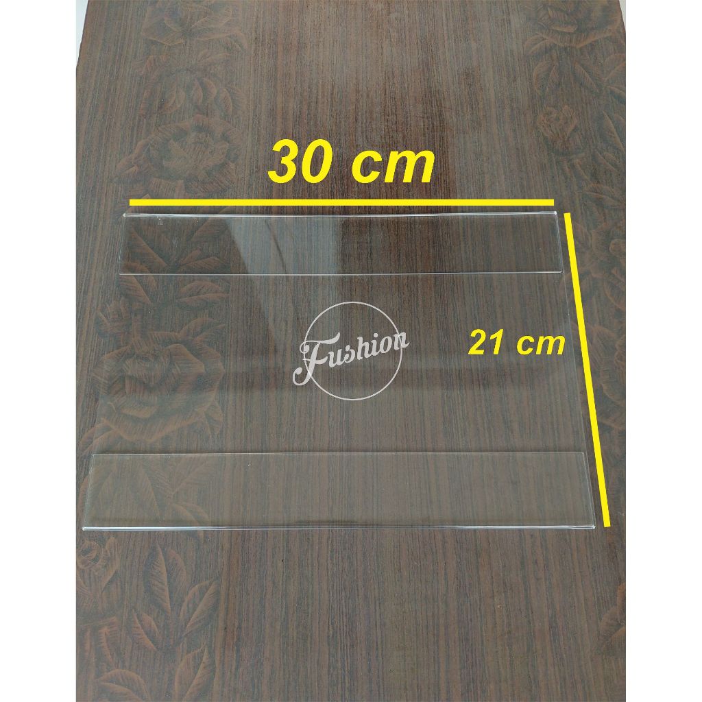 Akrilik (Acrylic) Tempel / Wall / Dinding A4 Landscape TIDAK INCLUDE PELEKAT