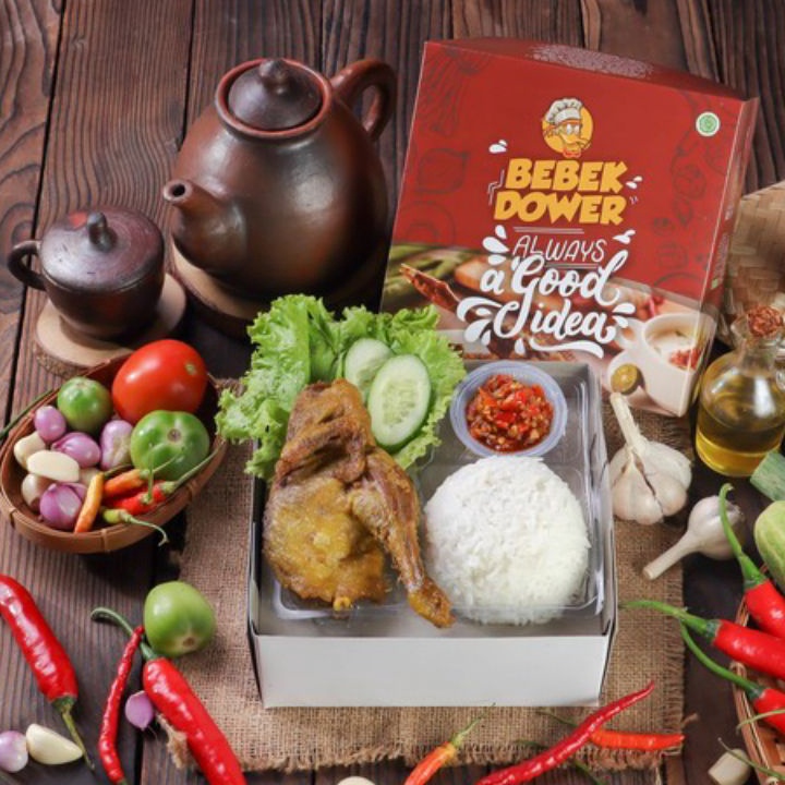 

Nasi Box Bebek Goreng Hemat Sambal Dower