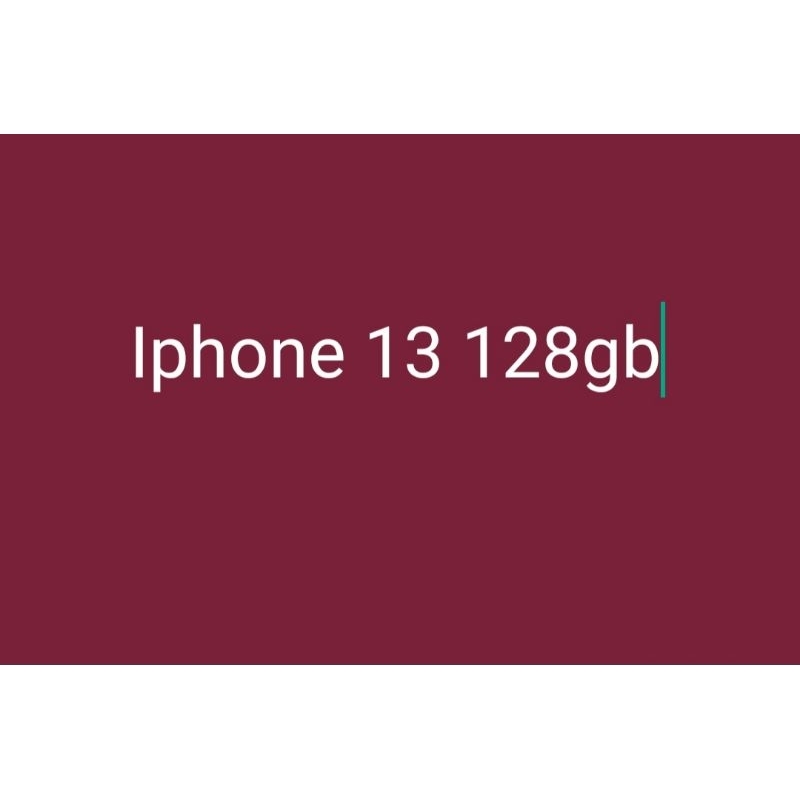 Iphone13 128gb ibox