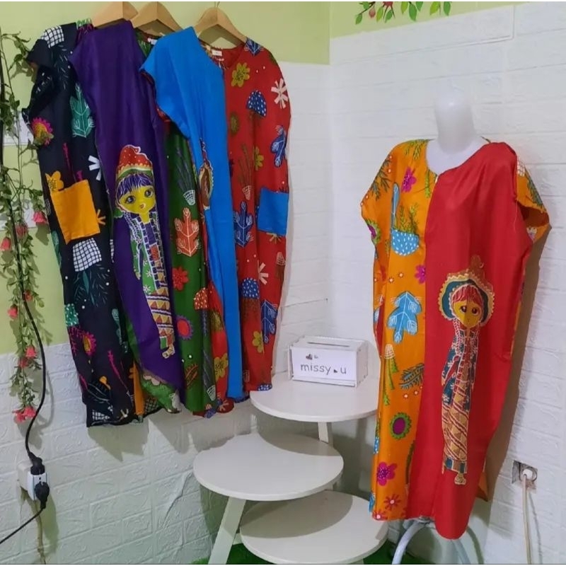 dress daster gemesh kaktus laut