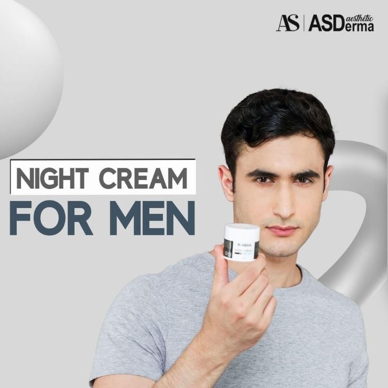 Night cream for men Asderma