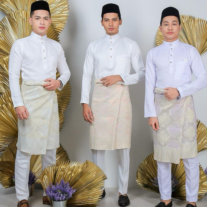 COD| Setelan Koko Melayu Virall Pria Dewasa 1Set Baju Celana Panjang Terlariss /Setelan Baju Adat Me