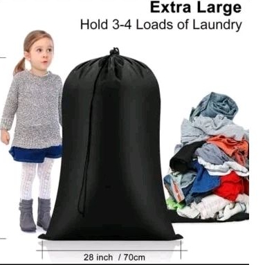 kotor londry/tas serut Tas Serut Jumbo Kapasitas Besar untuk Baju Kotor Laundry londry/tas serut jum