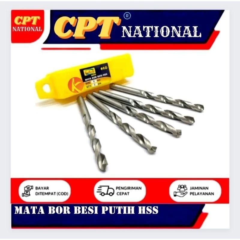 mata bor besi HSS 12mm CPT National