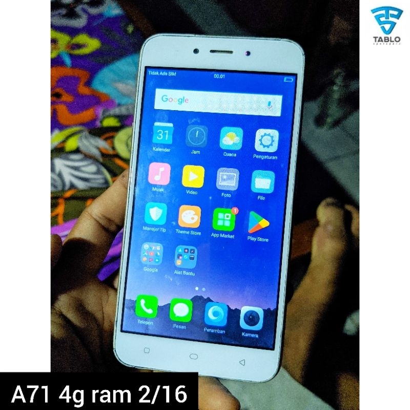 hp android 4G ram 2/16 Oppo A71 Snapdragon ram 2/16 second normal tinggal pakai bergaransi ✅
