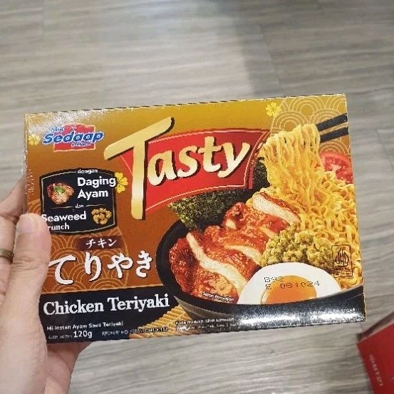 

Mie sedaap Tasty mi instan rasa CHICKEN TERAYAKI 120gr