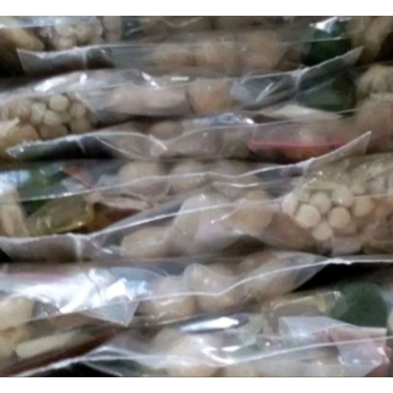 

paket 16 bungkus baso aci isi ayam baso 6 butir komplit bumbu dll harga reseller