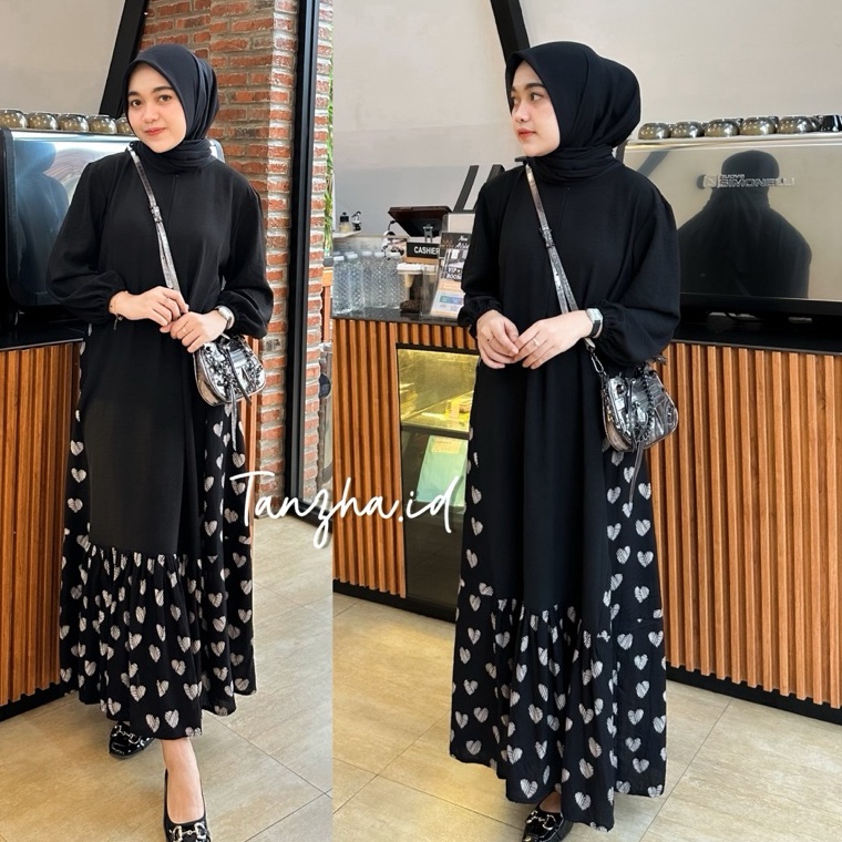 Toko Spesial Miura Dress  Dress Kombinasi Jumbo Busui