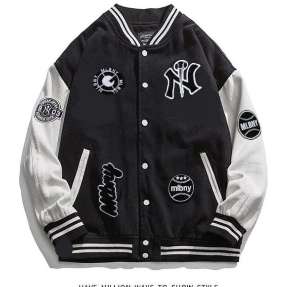 Harga Bersaing JAKET VARSITY MLB NY BASEBALL MXXL  BISBOL KOREAN FASHION  DEWASA ANAK VARSITY JAKET