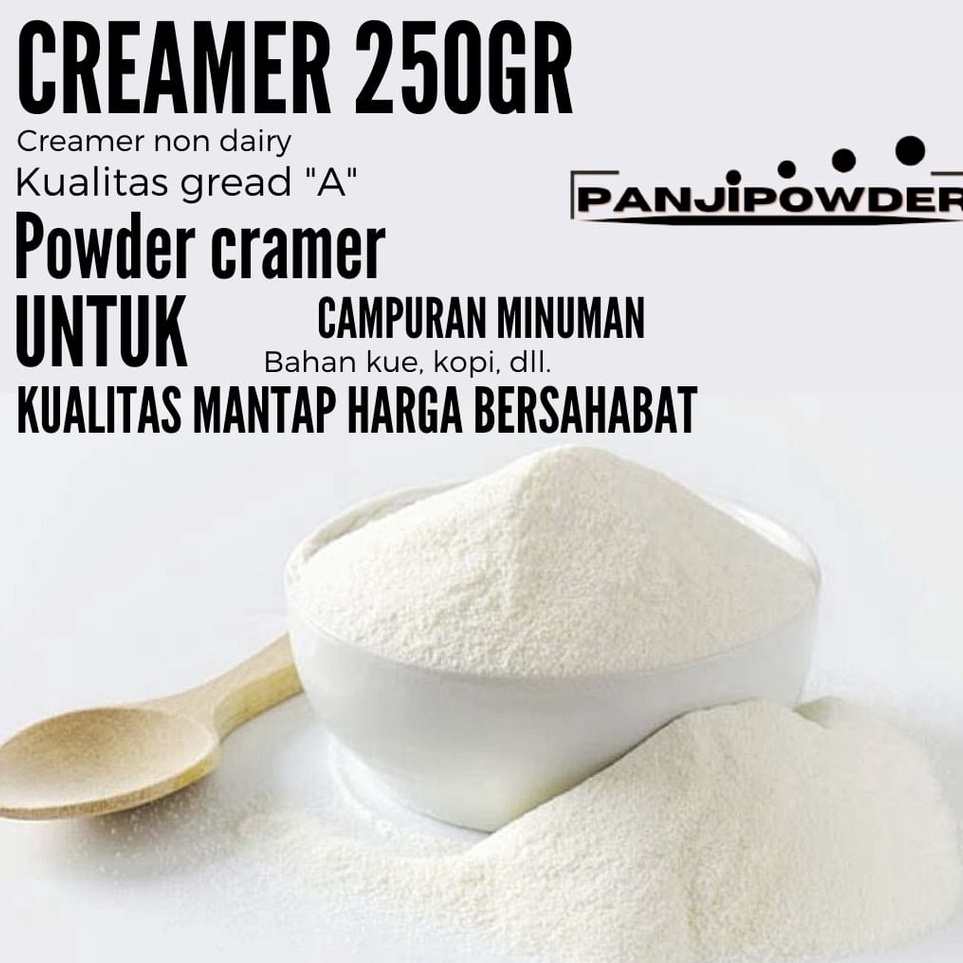 

Get It Now CREAMER BUBUK 25GR KRIMER BUBUK WHIPPING CREAM BUBUK 25GR NON DAIRY CREAMER