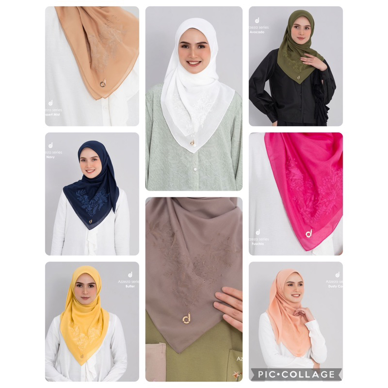 Deenay Azzeza - Kerudung Deenay Polos Rajut