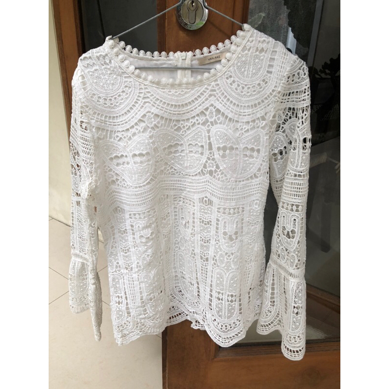 blouse wanita new renda-renda