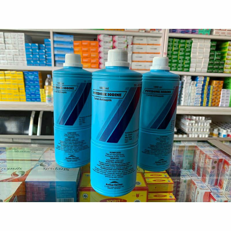 povidone iodine 1000 ml (1 Liter ) kimia farma