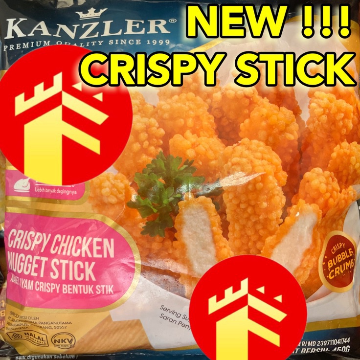 

Terbaru KANZLER NUGET NAGET AYAM CRISPY CHICKEN NUGGET STICK 45 GR CRISPY STICK KANZLER CHICKEN NUGGET STICK 45 GR