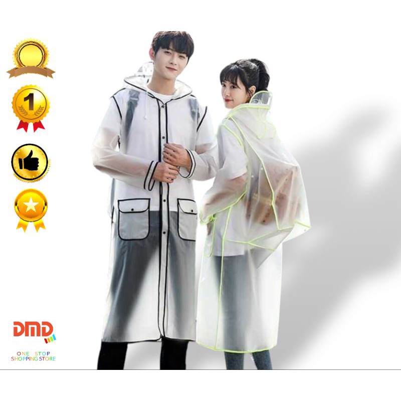 Jas hujan / Korean jas hujan transparan / jas hujan pria / jas hujan wanita FJUN