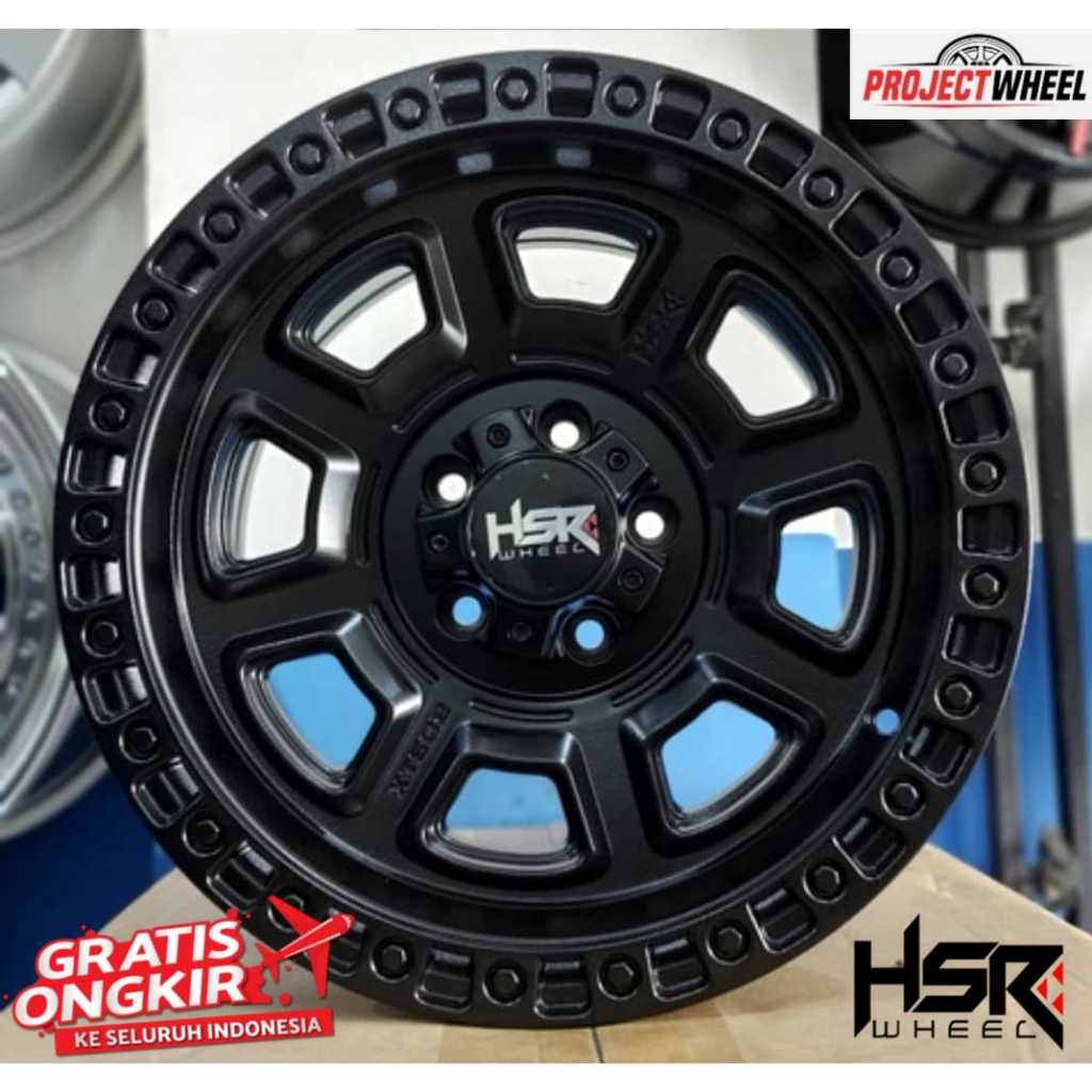 Velg Mobil Jimny Escudo Vitara hsr xts02 ring 16 Lobang 5x139,7