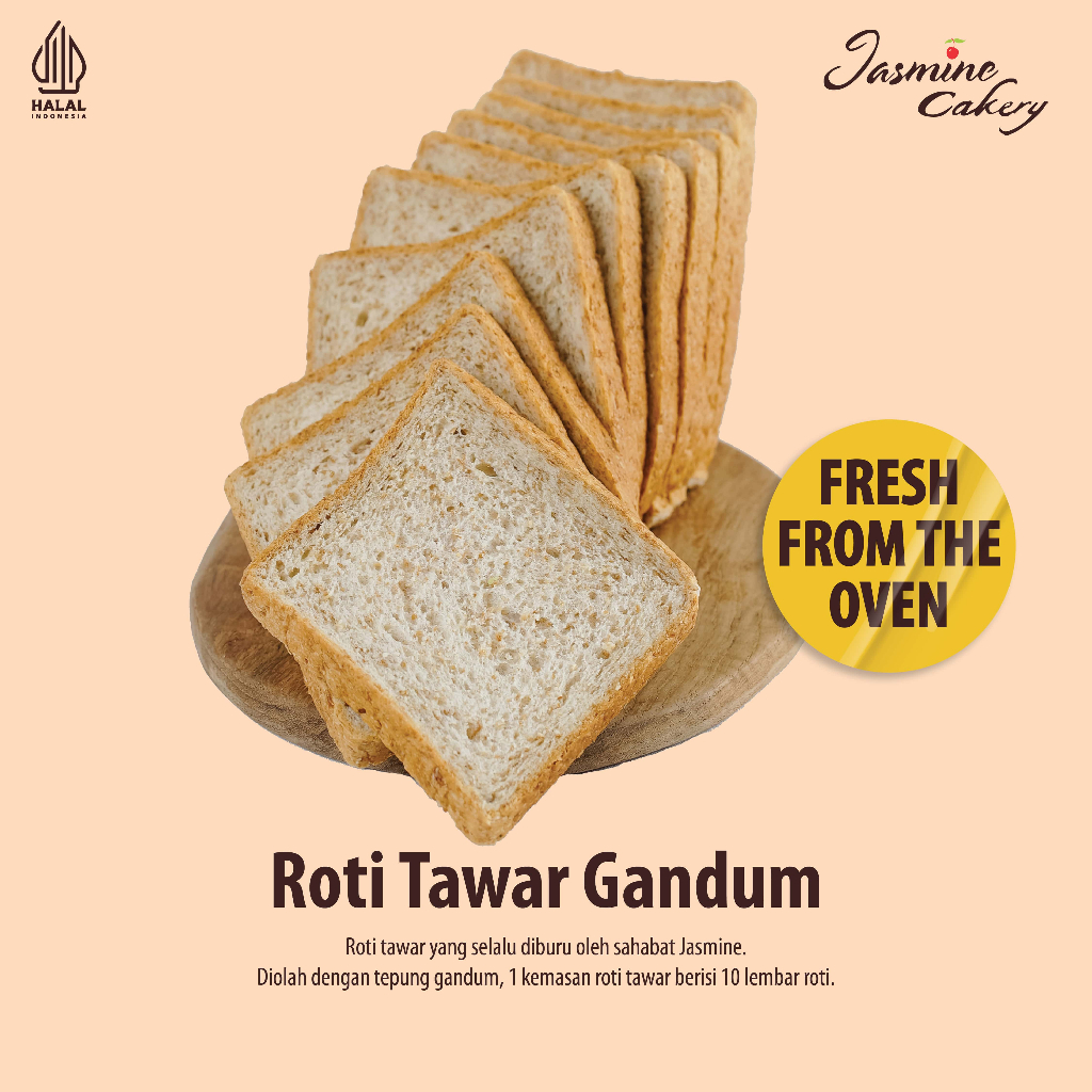 

Roti Tawar Gandum / Tanpa Pengawet