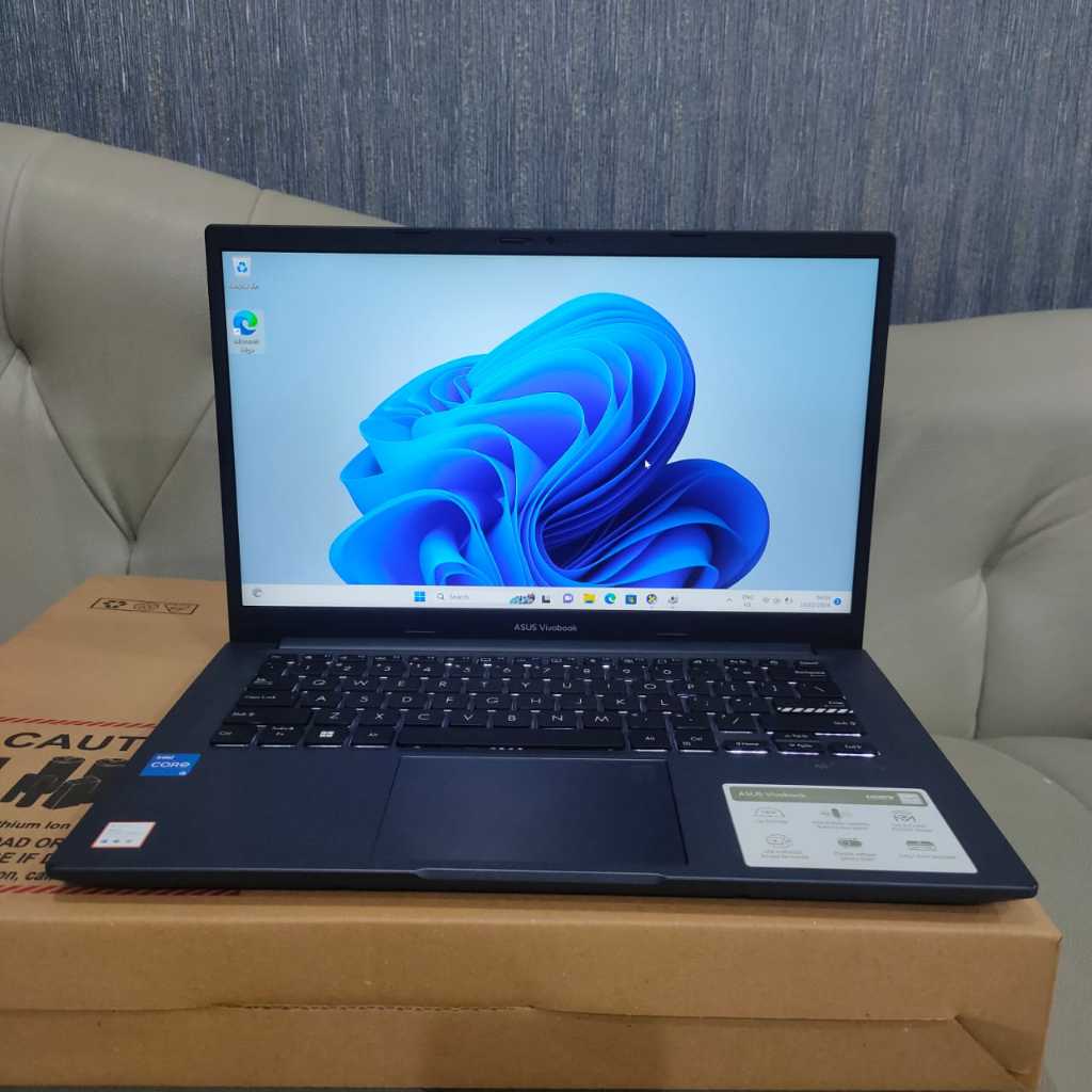 Laptop Asus Vivobook 14 A1402ZA, Intel Core i5-1235U, Gen 12Th, Ram 8/512Gb, Grey, GARANSI
