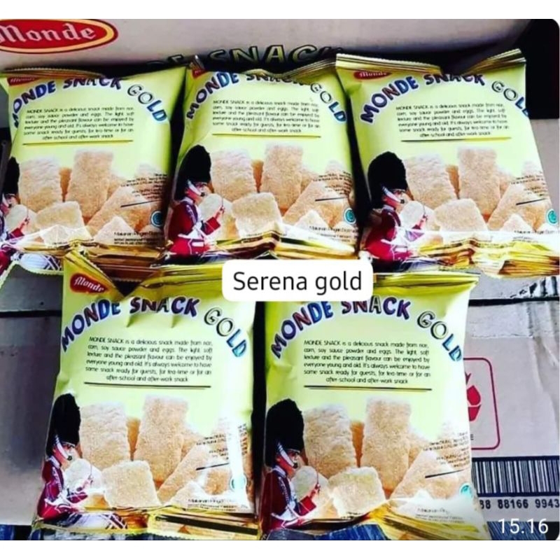 

Monde Serena Snack Gold 25gr1 paket dpt 5 pack