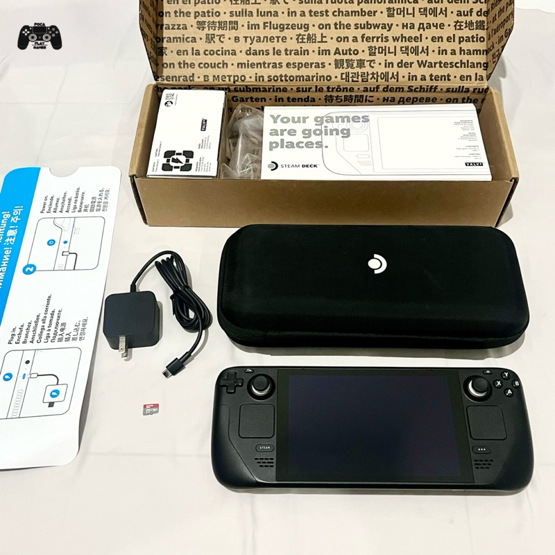 Steam Deck Valve 256 gb original + 256 gb sd  card - Second / Bekas