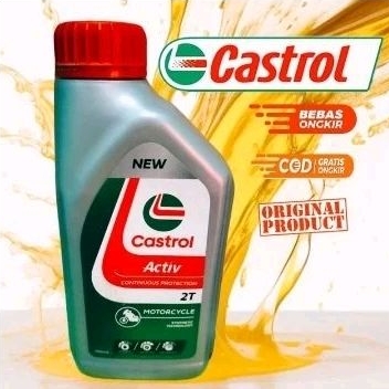 0Oli Samping Castrol 2T Low Smoke 700ml / 0,7L Kemasan Baru Original Resmi