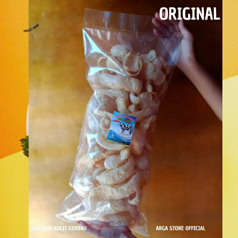 

Kerupuk Kulit Kerbau Rambak Asli Kudus Original 250 gr Gurih Bermanfaat bagi Penderita Maag