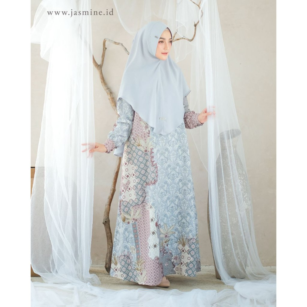 SELENA DRESS BY JASMINE - Jasmine By Lidia Hadiwinoto - Dress batik premium high quality - Gamis Bat