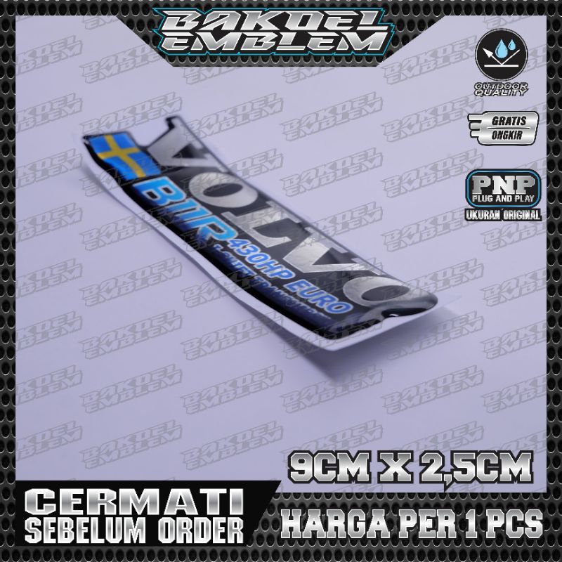 EMBLEM VOLVO, VOLVO, EMBLEM VOLVO TIMBUL