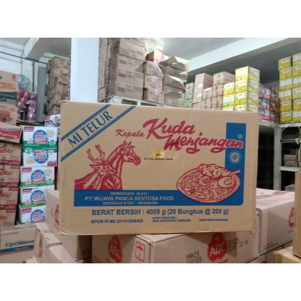 

Mie Kuda Menjangan Kecil 200g 1 Dus isi 20 pcs