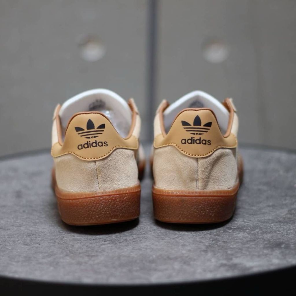SEPATU SNEAKERS ADIDAS MUNCHEN CREAM BROWN