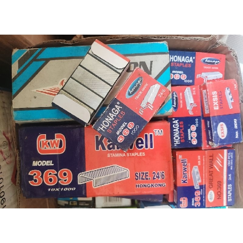 

SATU PACK (10 BOX KECIL) Isi/reffil Staples Kecil No. 3 Murah