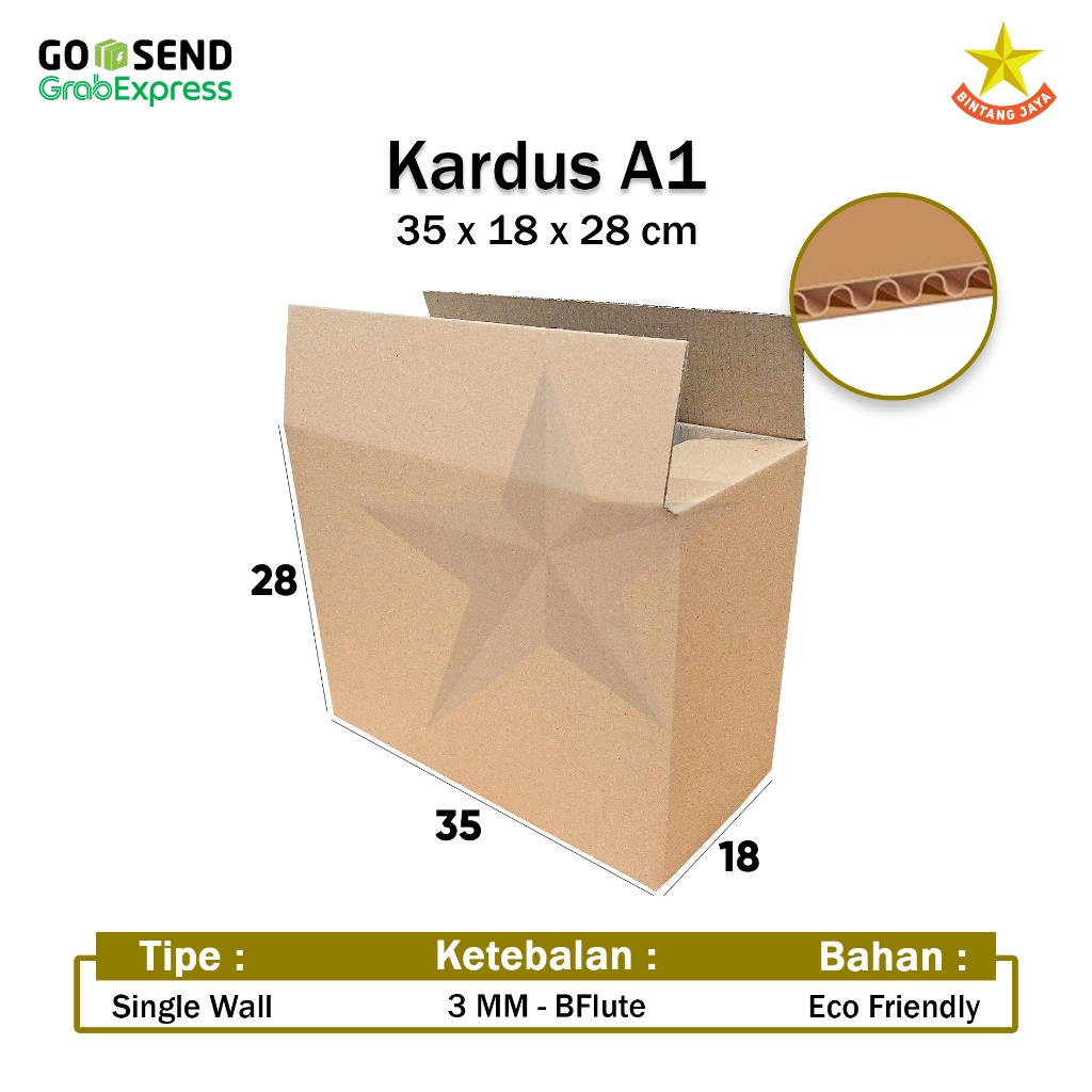 

KARDUS BOX 35X18X28CM KARTON KOTAK POLOS PACKING BUKET WISUDA KADO PINDAHAN (Kardus 35 x 18 x 28 cm)