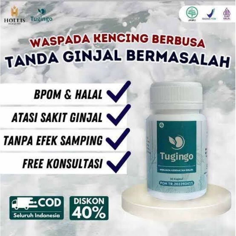TUGINGO Herbal Batu Ginjal Kronis Gagal ginjal Infeksi Ginjal Bocor